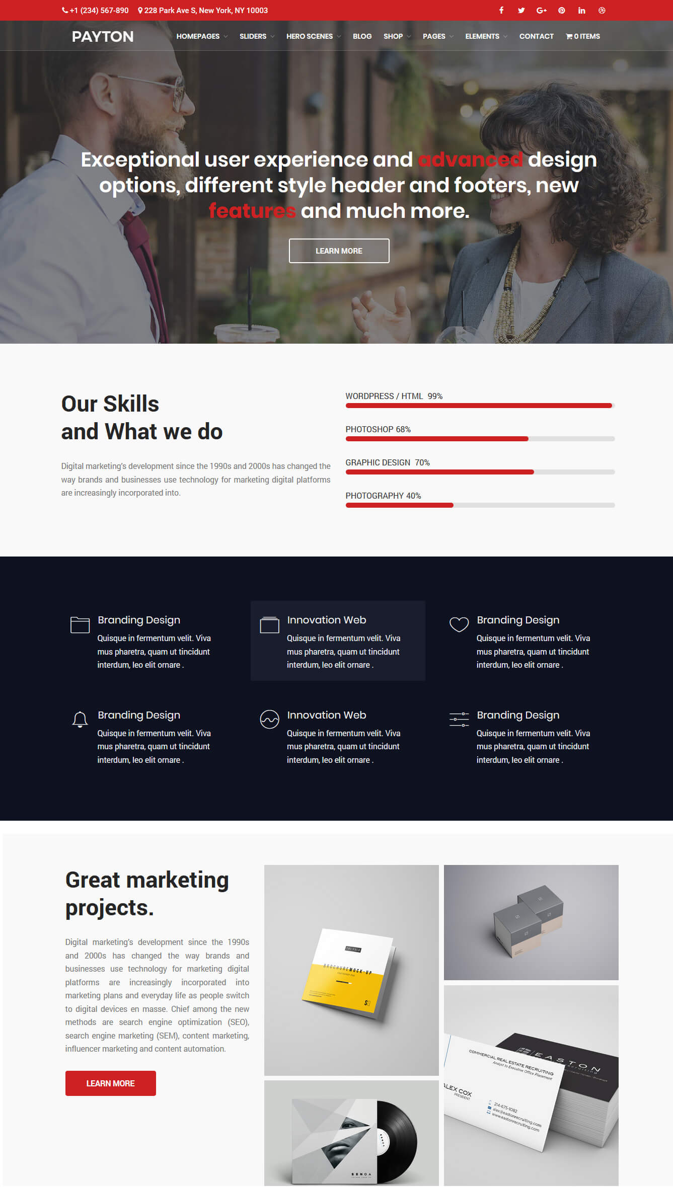 Payton - Business Creative WordPress Multipurpose Theme - 3