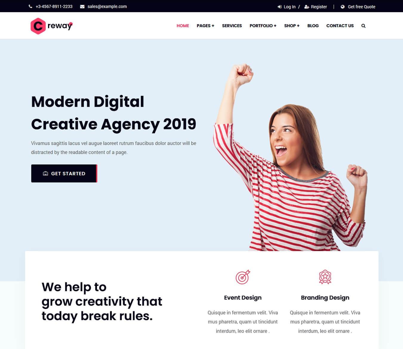 Creway - Creative Agency & Corporate WordPress Theme