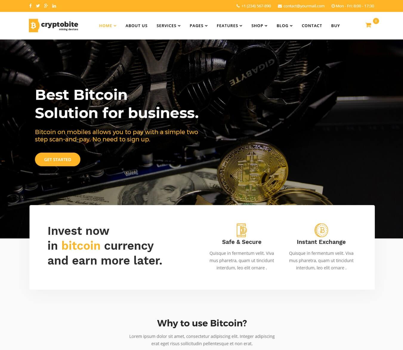 Cryptobite - Cryptocurrency Bitcoin & Digital currency
