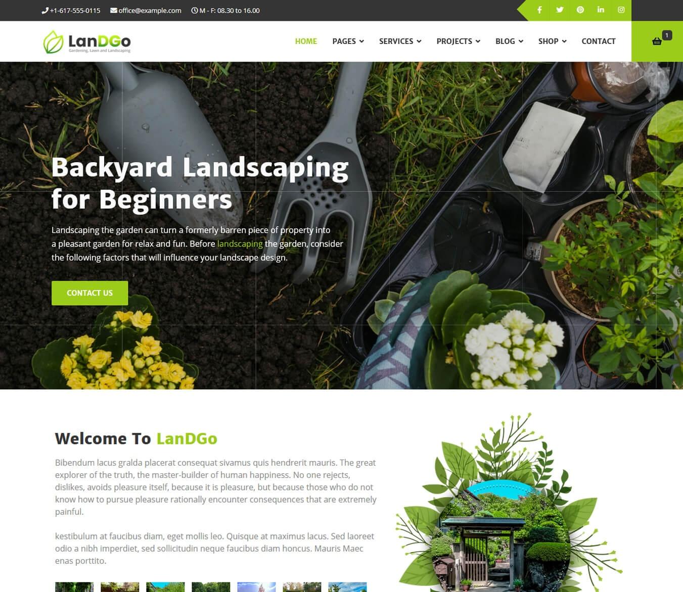 LanDGo - Gardening Lawn and Landscaping Joomla