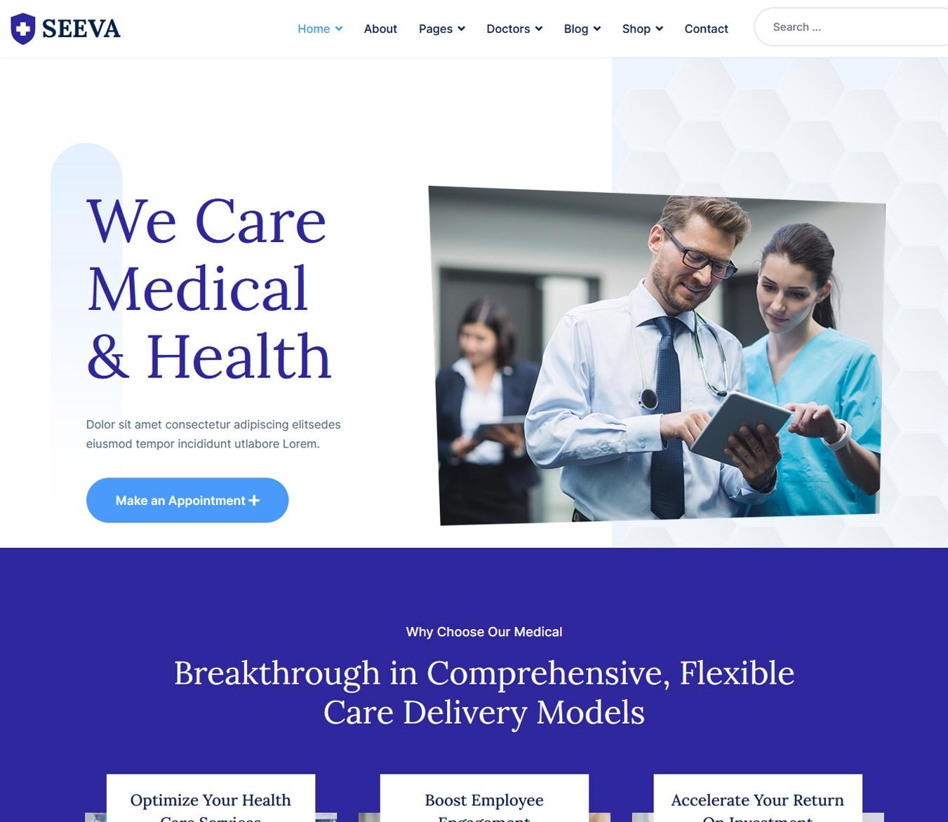 Medical & Healthcare Service Joomla 4 Template