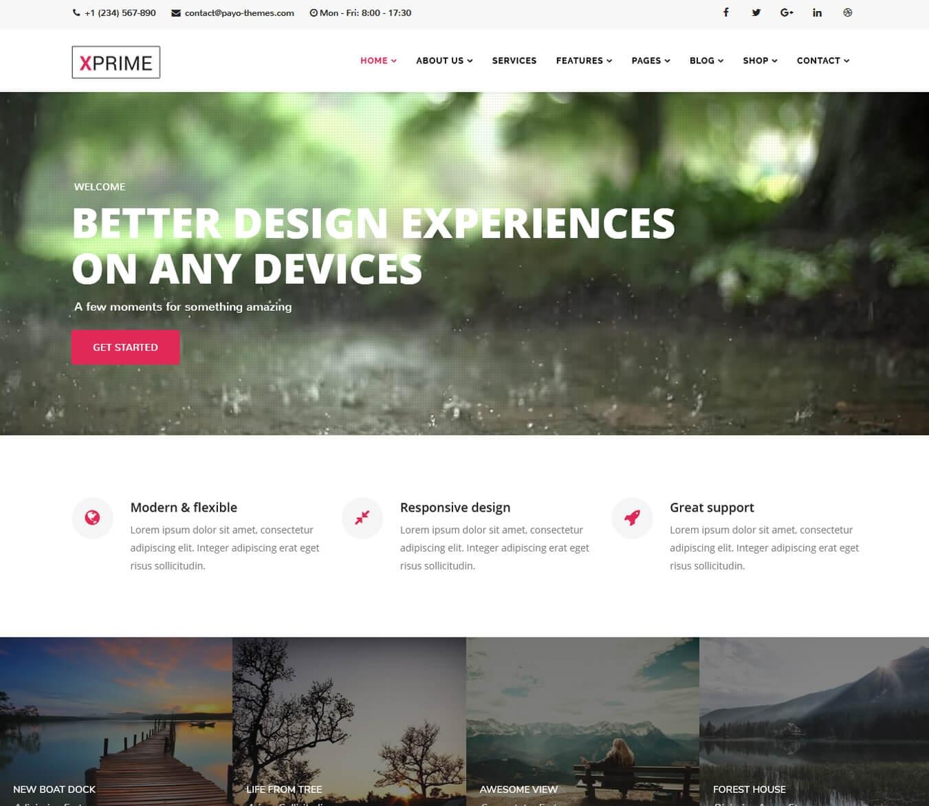 XPRIME - Creative Joomla Multipurpose Template